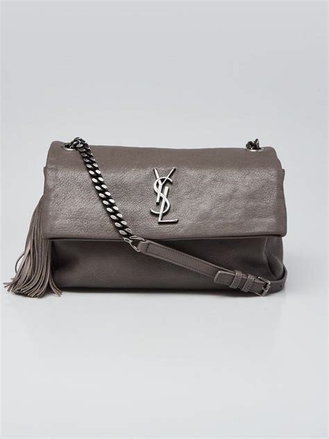 ysl west hollywood bag small|Grey Pebbled Leather West Hollywood Small Shoulder Bag.